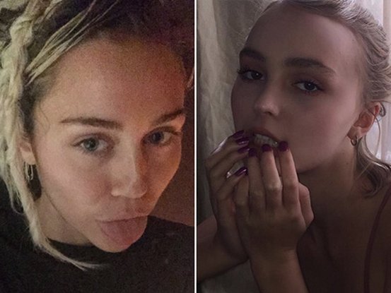 Miley Cyrus et Lily Rose Depp