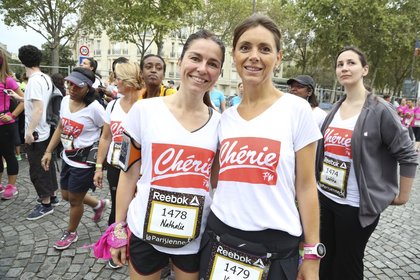 La team Fitnext/Chérie FM lors de la Parisienne