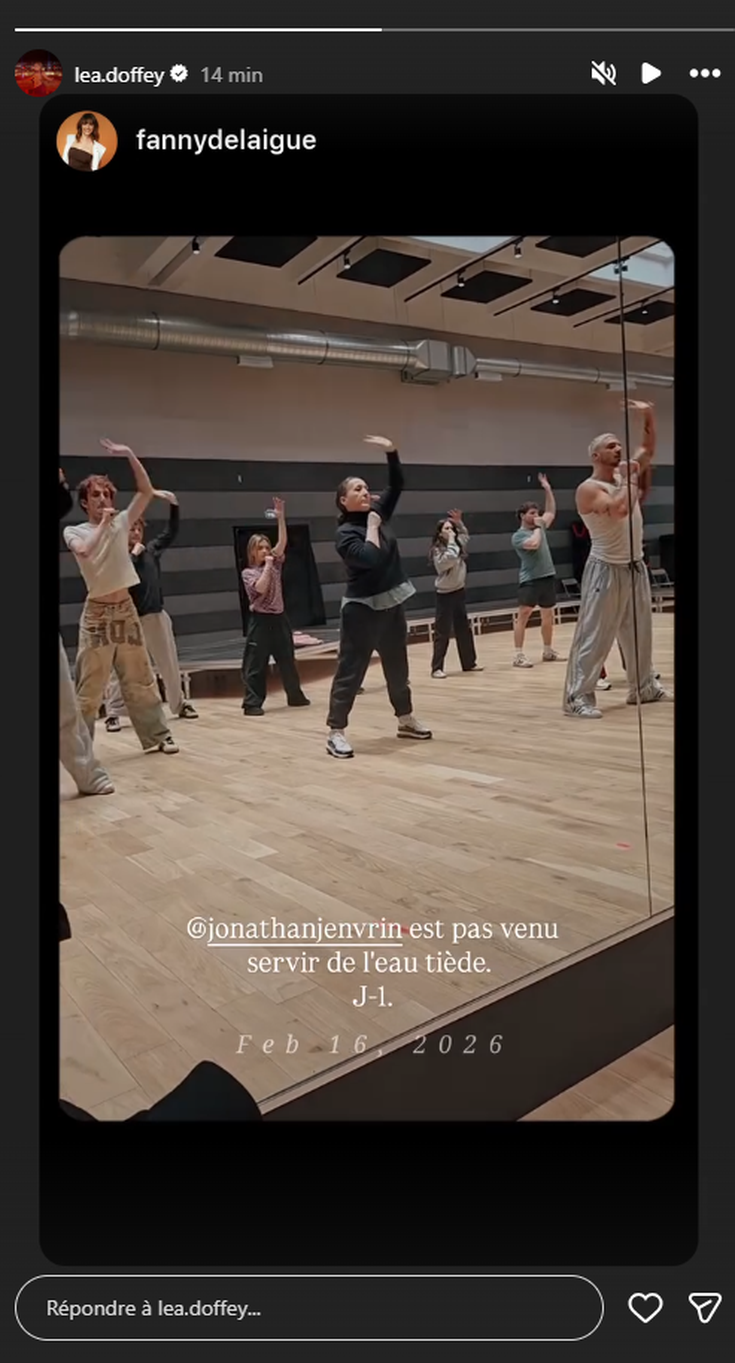 Répétions Star Academy / Capture d'écran / Léa Doffey