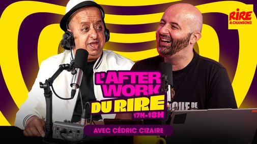Booder invité de Cédric Cizaire dans l'Afterwork du Rire - Emission du lundi 19 octobre 2026