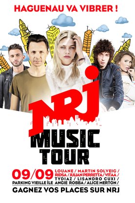 NRJ Music Tour Haguenau : affiche