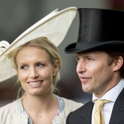 James Blunt et sa femme Alexandra Wellesley pour le  Royal Ascott