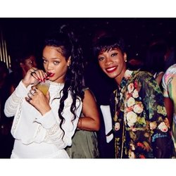 Rihanna en République Dominicaine: Rude galz !!! #DR #nightlife @mforde11