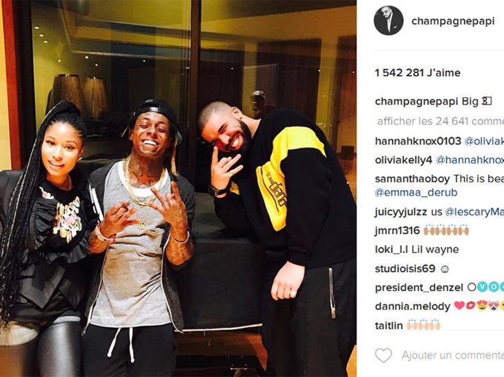 Nicki Minaj, Lil Wayne et Drake