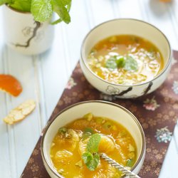 La clémentine en soupe, au miel et au romarin pour un savoureux mélange acidulé
