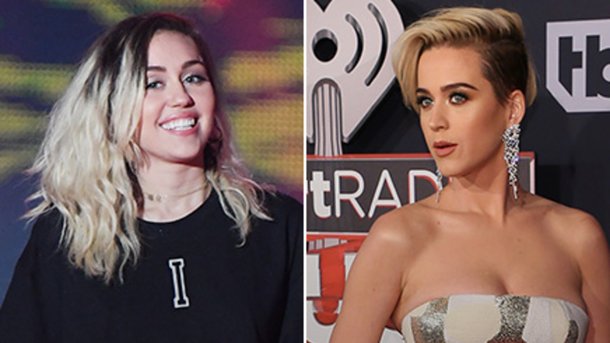 On sait qui Katy Perry a « kissed » et c’est Miley Cyrus!