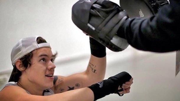One Direction : les photos de leur entrainement !