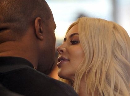 Kanye West et Kim Kardashian