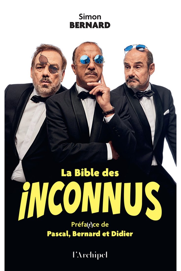 Couverture "La Bible des Inconnus" de Simon Bernard 600 900