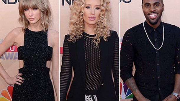 Taylor, Iggy, Jason: les plus beaux looks des I Heart Radio Awards