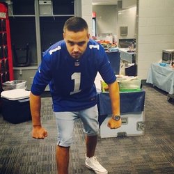 one direction :Liam's ready to go onstage! #wwatour