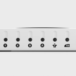 Quelques ports disposés à l'arrière de la manette de Microsoft pour accueillir les accessoires externes.