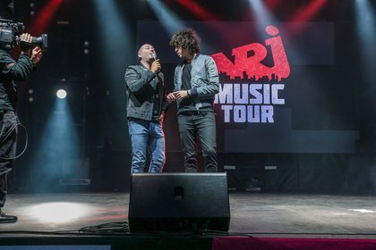 Cauet et Julian Perretta - NRJ Music Tour Roubaix 2016