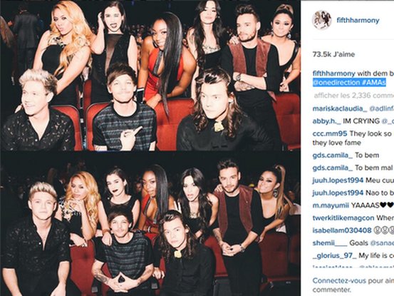Fifth Harmony et One Direction 