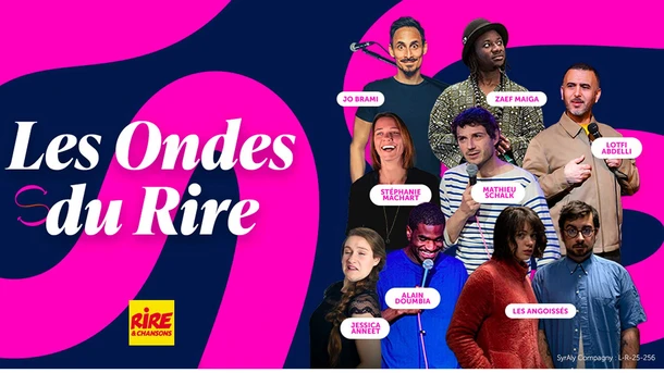 Vendredi 6 Juin à 20h : Les Ondes du Rire, depuis le Smile Comedy Club de Nantes