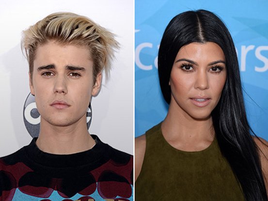 Justin Bieber et Kourtney Kardashian