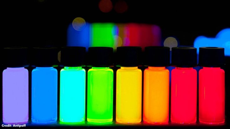 Quantum Dots illuminés