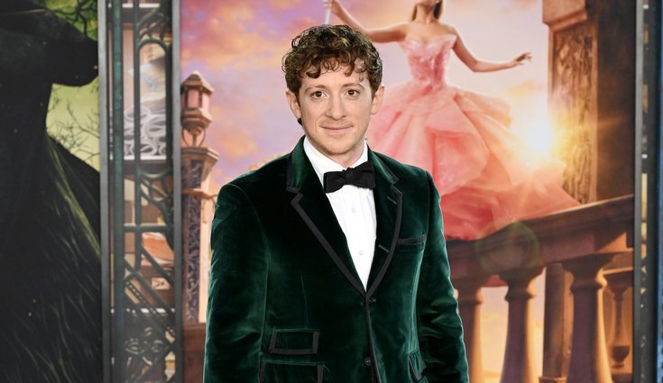 Ethan Slater, avant-première de Wicked à Londres, novembre 2024