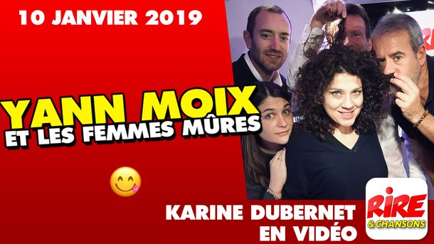 Yann Moix et les femmes mûres - Karine Dubernet