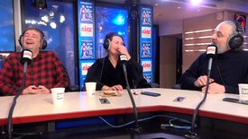Gil Alma, acteur dans "Nos Chers Voisins" avec Christelle Reboul, pose une drôle de question à Frédéric Bouraly et Eric Laugerias !
