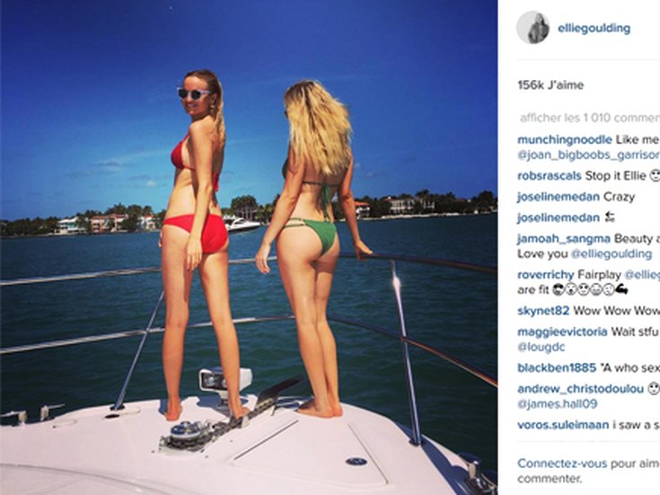 Ellie Goulding en bikini à Miami