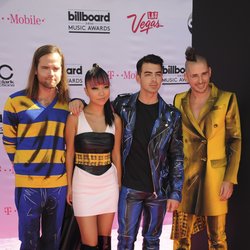 Jack Lwless, JinJoo Lee, Joe Jonas et Cole Whittle du groupe DNCE au Billboard Music Award 2016 à Las Vegas
