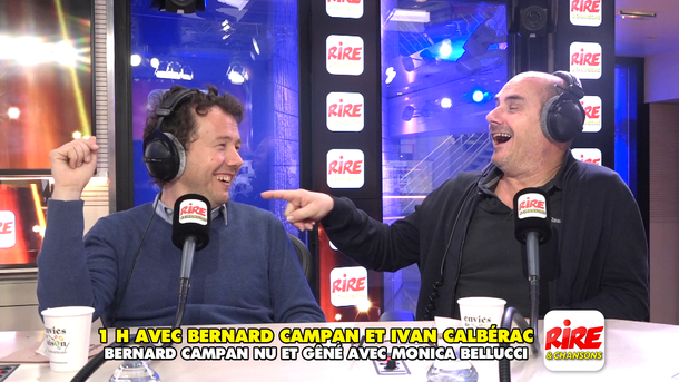 Bernard Campan a dû penser à autre chose lors d'une scène très hot avec Monica Bellucci -  1 heure avec Bernard Campan et Ivan Calberac sur Rire & Chansons