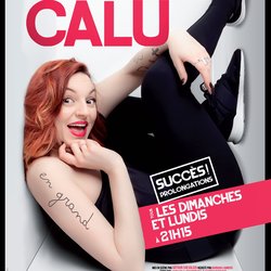 Laura Calu en grand - point virgule - affiche