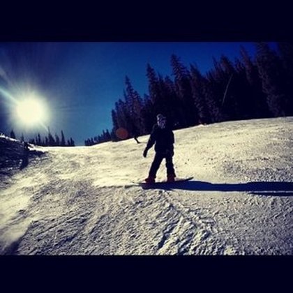 Justin Bieber au ski !