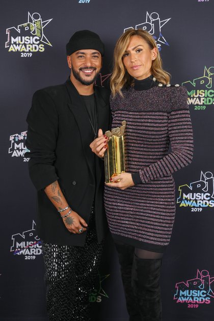 Vitaa et Slimane - Photocall - NRJ Music Awards 2019