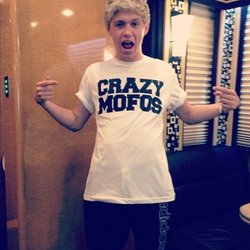 Niall Horan : je me suis fait faire ce t-shirt ! Vous en pensez quoi? #crazymofos