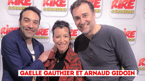 Arnaud Gidoin & Gaëlle Gauthier sur Rire & Chansons pour le spectacle Un vrai couple - extrait - méditation