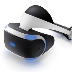 Le casque VR PlayStation VR de Sony, compatible PS4 et PS4 Pro.