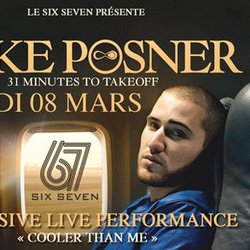 Mike Posner au Six Seven à Paris