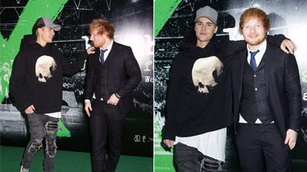 Justin Bieber: bientôt en live avec Ed Sheeran?