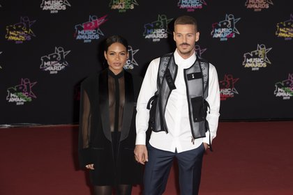 M Pokora et Christina Milian - Montée des Marches NRJ Music Awards 2019