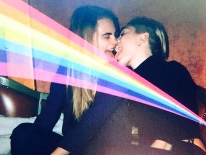 Miley Cyrus et Cara Delevingne