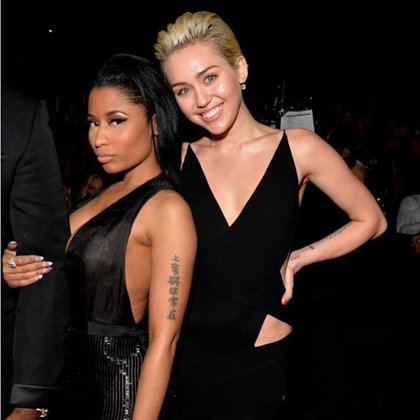 Nicki Minaj et Miley Cyrus aux Grammy Awards 2015