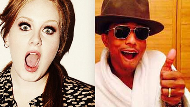 Adele : une collaboration avec Pharrell Williams?