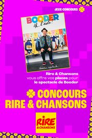 Jeu concours - Booder "Ah ... l'école !" - en tournée en France en  2026 - Invitations à gagner pour plusieurs dates -
