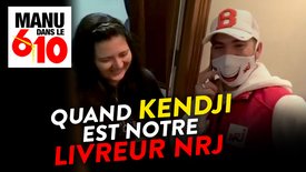 Quand Kendji est notre livreur NRJ - Manu dans le 6/10