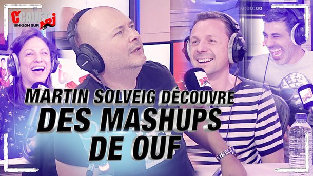 Martin Solveig découvre des mashups de ouf ! C'Cauet sur NRJ
