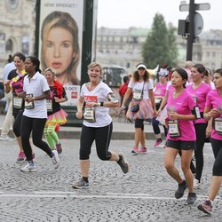 La team Fitnext/Chérie FM lors de la Parisienne