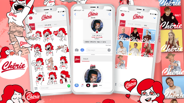 "Chérieemoji" : découvrez la nouvelle application de Chérie !