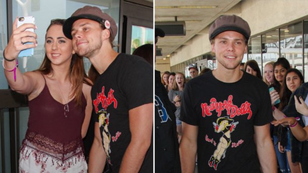 5 Seconds Of Summer : adorables avec leurs fans à Los Angeles.