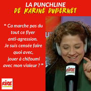 Karine Dubernet - Citation à propos du flyer anti-agression de Darmanin