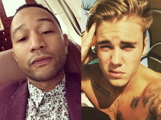 John Legend et Justin Bieber