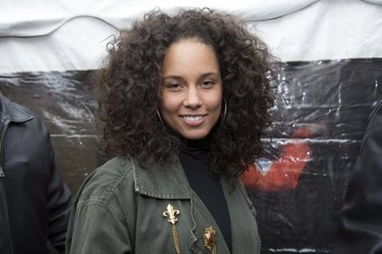 Alicia Keys à la Marche des Femmes à Washington