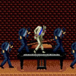 Michael Jackson dans le jeu Michael Jackson’s Moonwalker sur Mega Drive