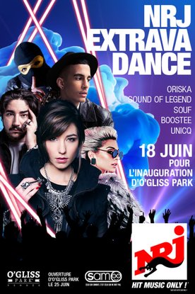 NRJ Extravadance pour O'Gliss Park avec Sam